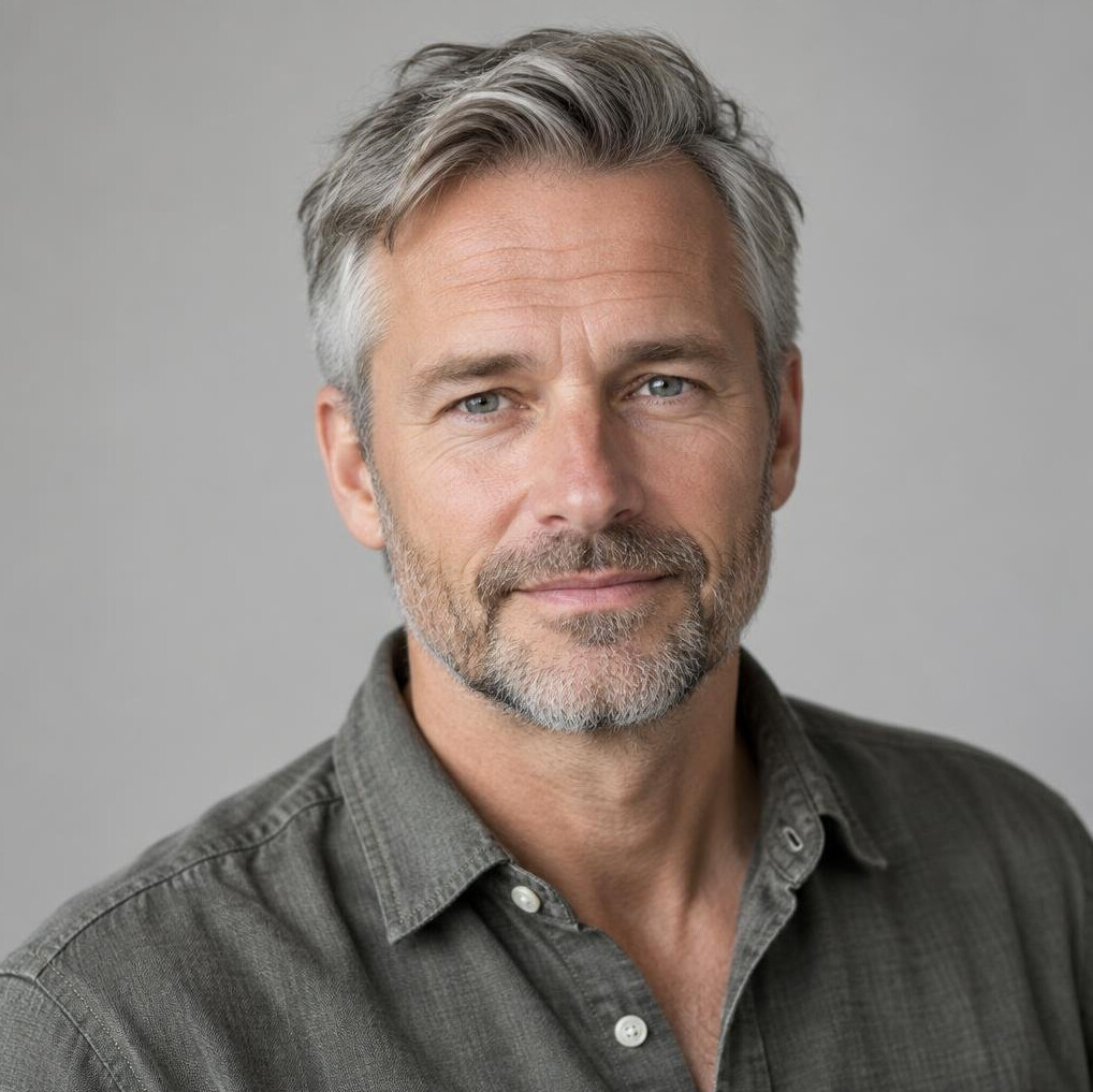 Portrait of a Danish man, researcher