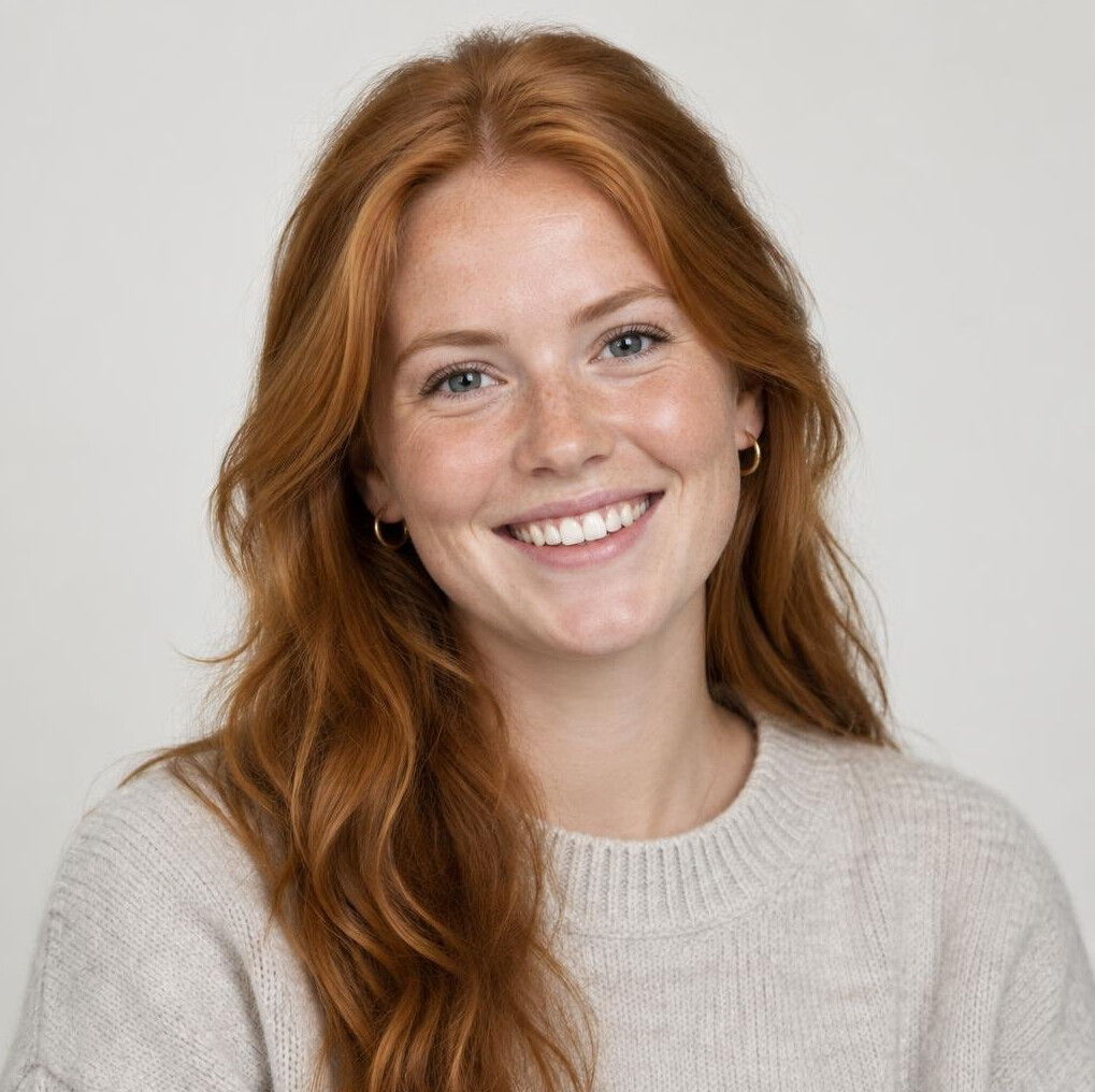 Portrait of a young Danish woman, community storyteller